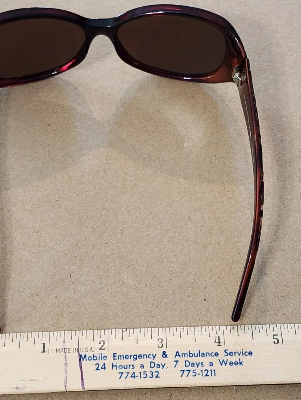 Fendi Sunglasses Two Tone Tortoise Shell FS407 238  57 14 125 Side Logos Vintage